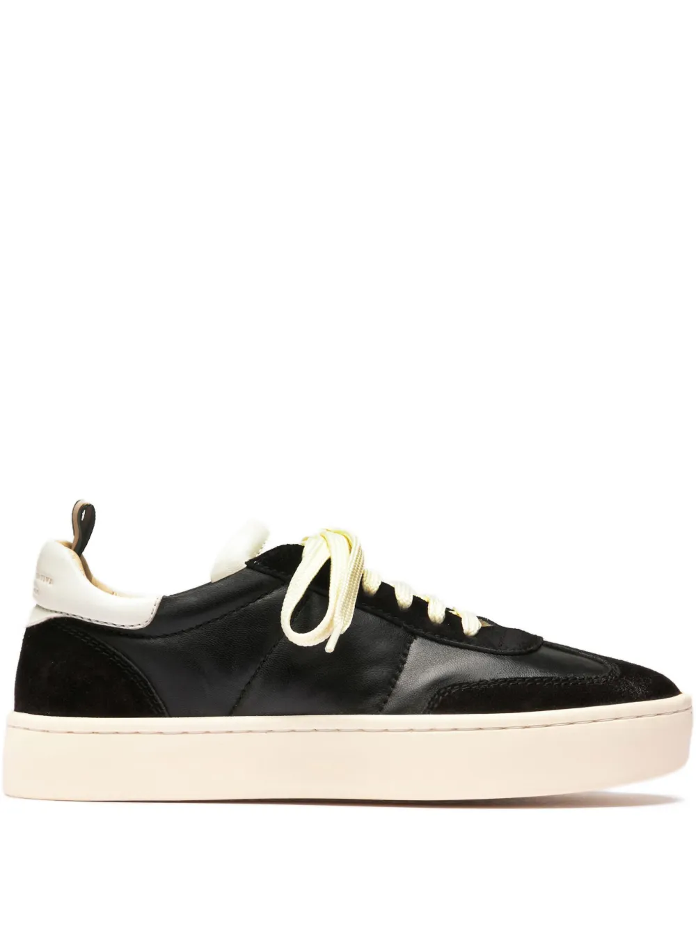Officine Creative Kombined Suede Platform Sneakers