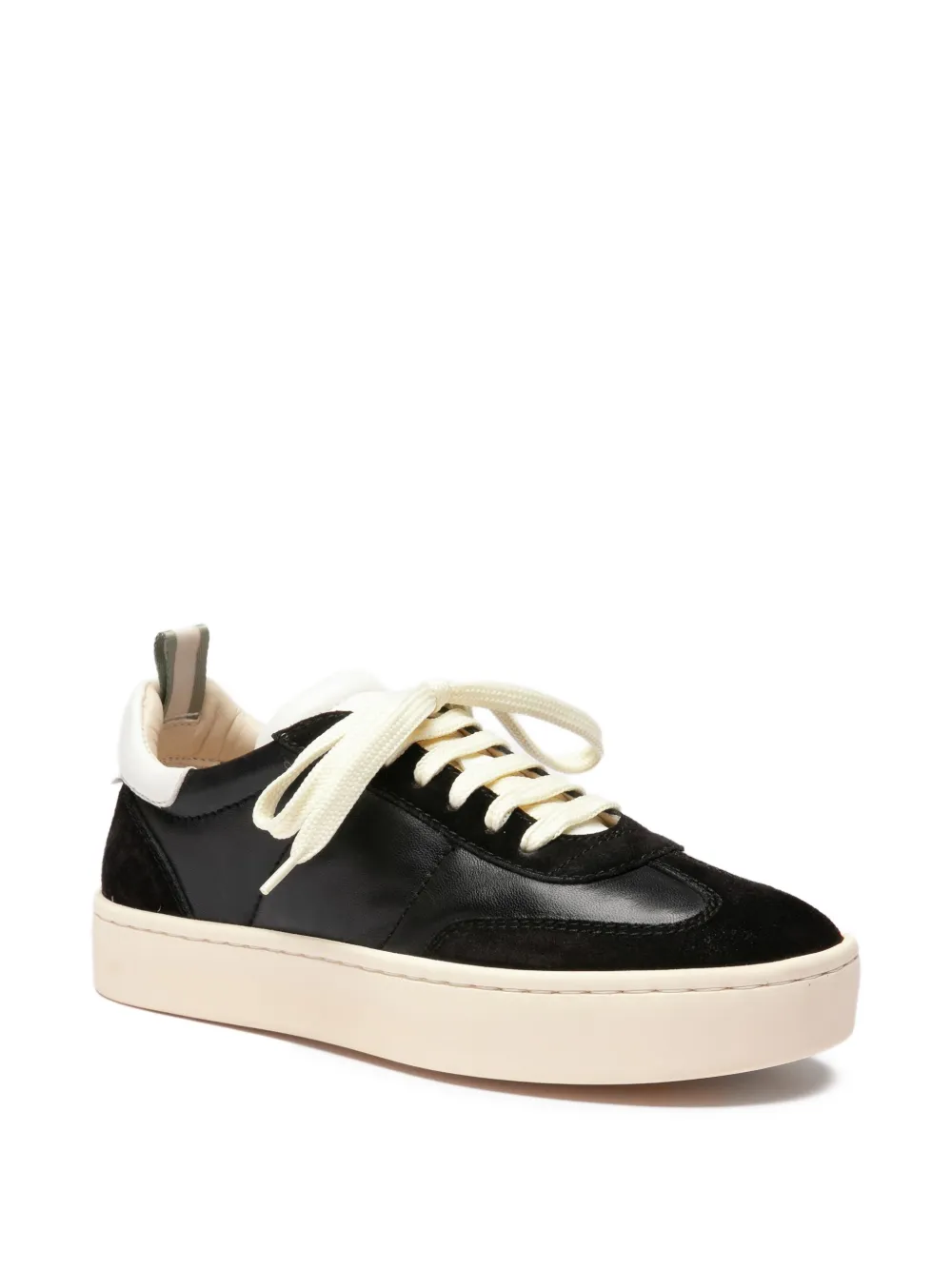 Officine Creative Kombined suède sneakers met plateauzool - Zwart