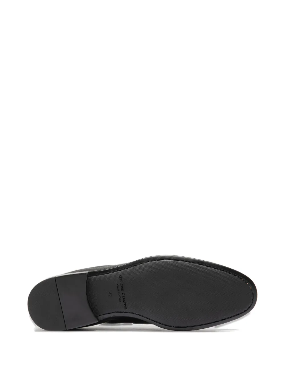 Officine Creative Airto leather loafers Zwart
