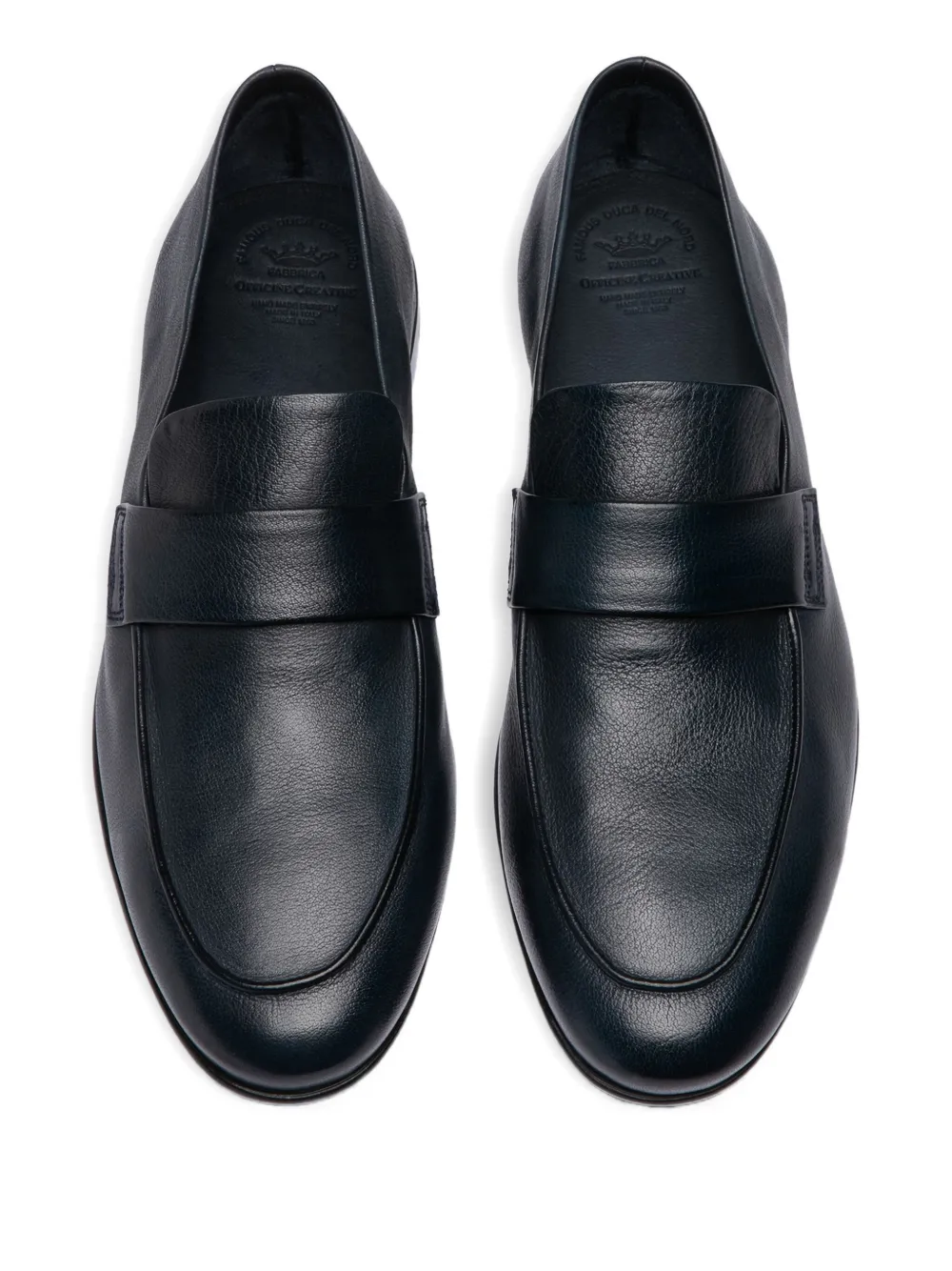 Officine Creative Airto leren loafers Blauw