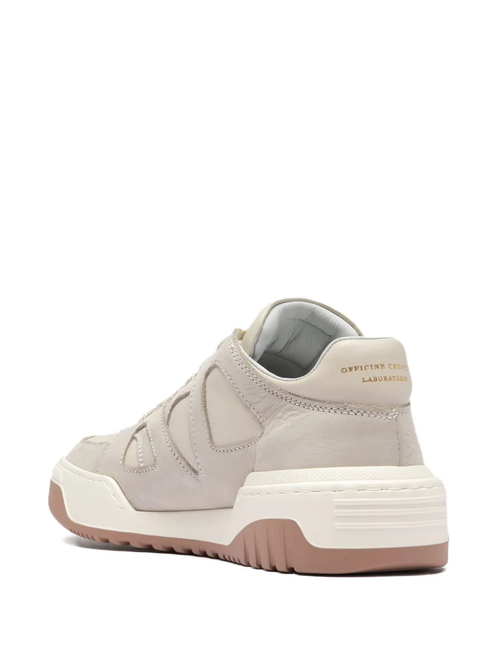 Officine Creative Rockville panelled low-top sneakers Neutrals