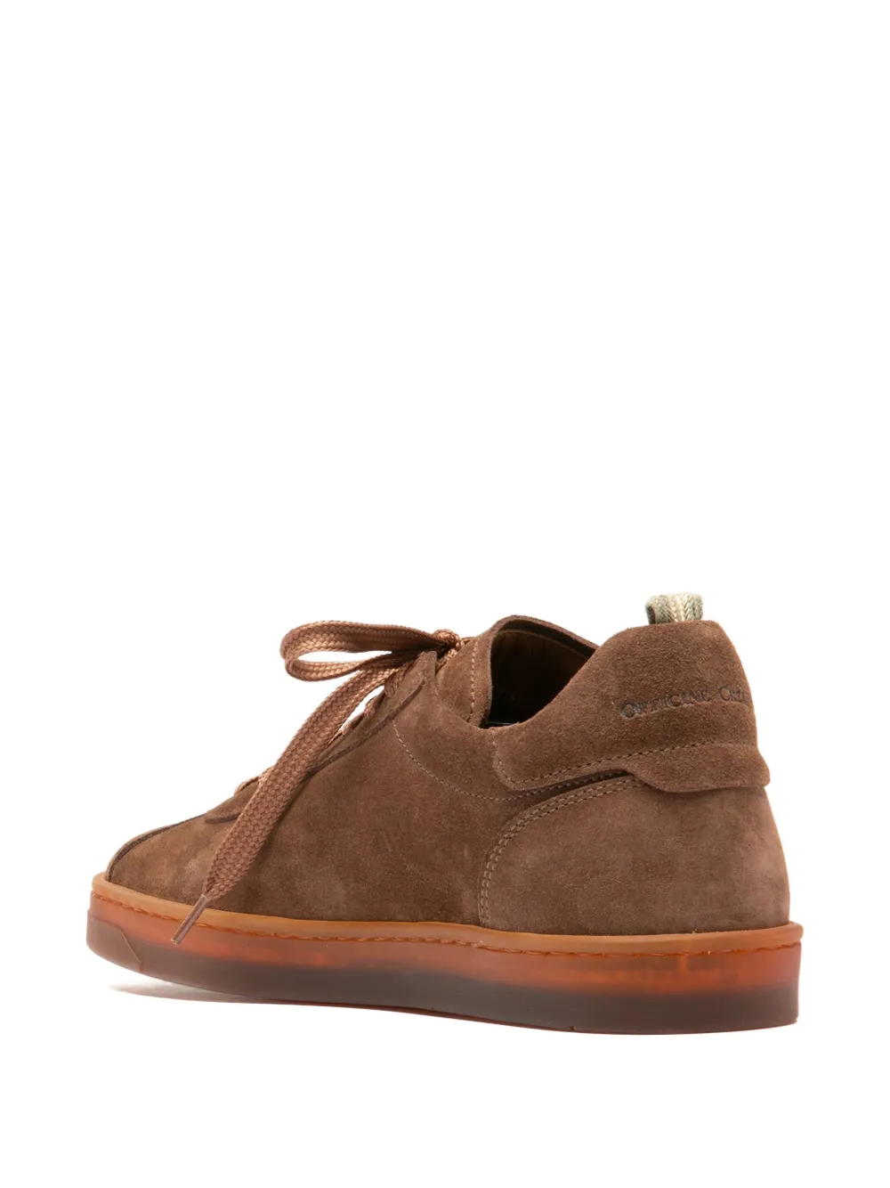 Officine Creative lace-up suede trainers Brown