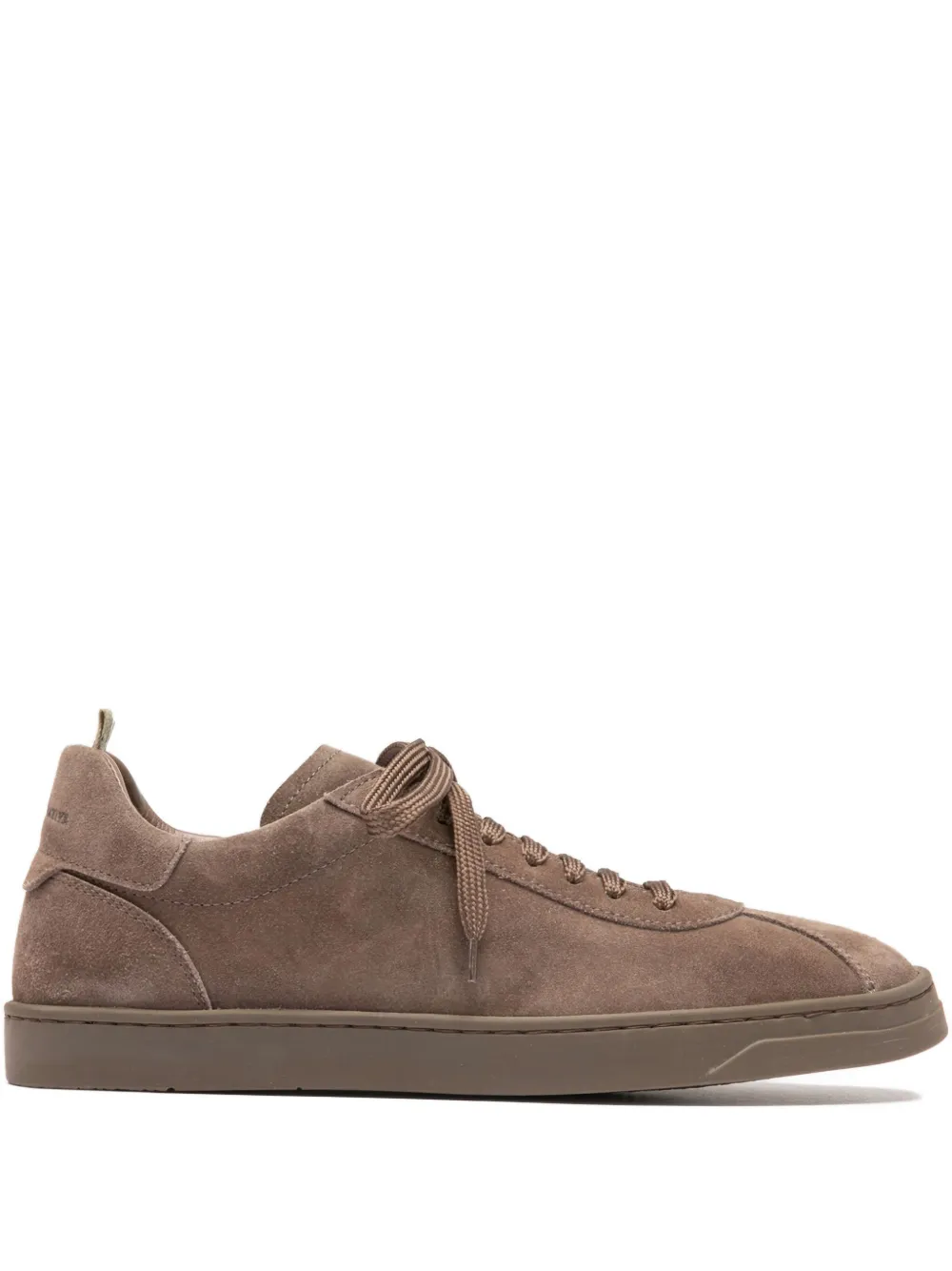 Officine Creative Karma lace-up suede sneakers Bruin