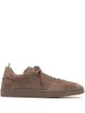 Officine Creative Karma lace-up suede sneakers - Brown