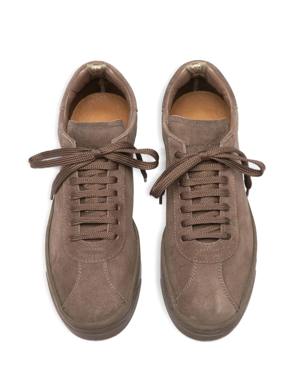 Officine Creative Karma lace-up suede sneakers Bruin