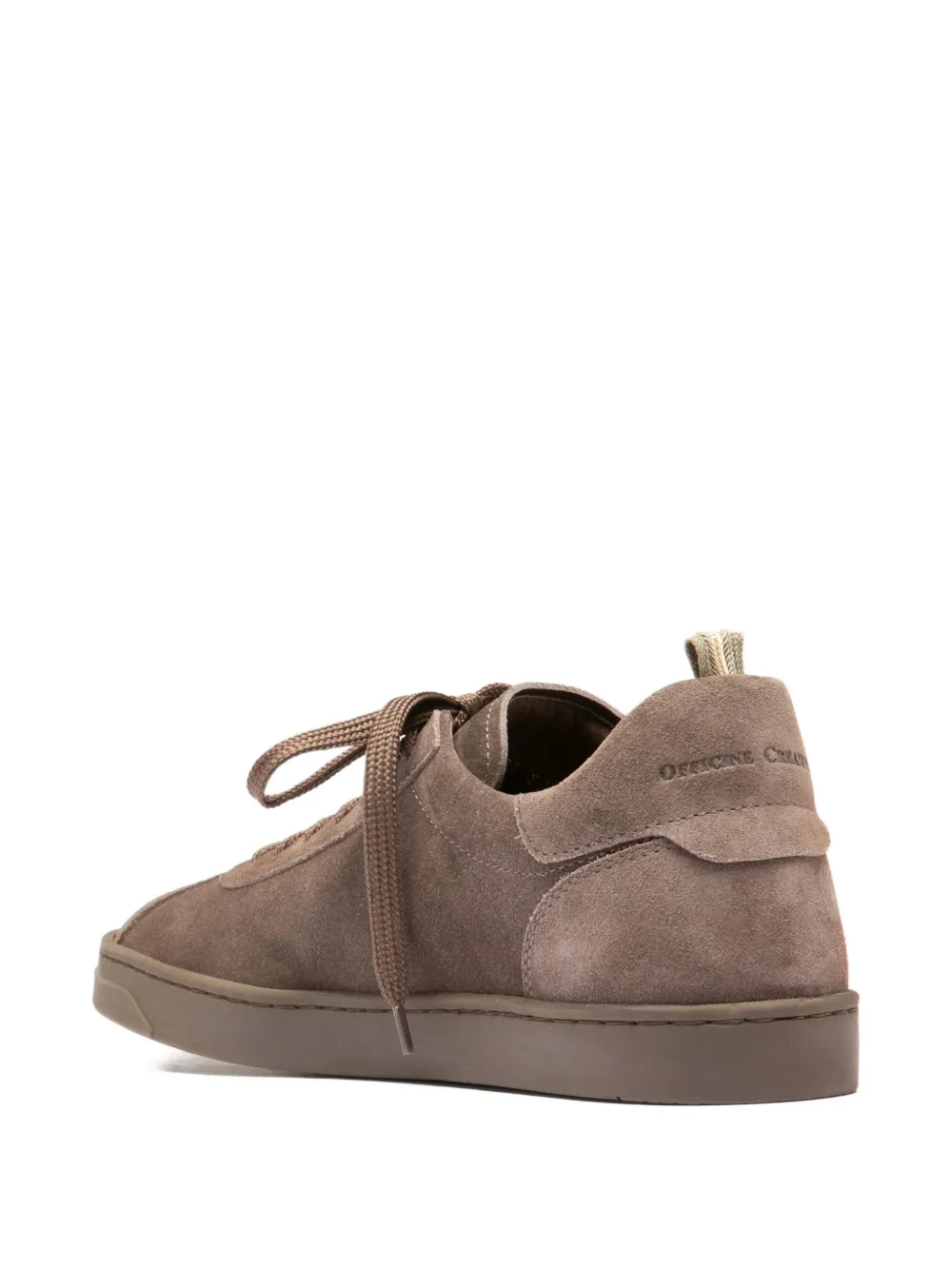 Officine Creative Karma lace-up suede sneakers Bruin