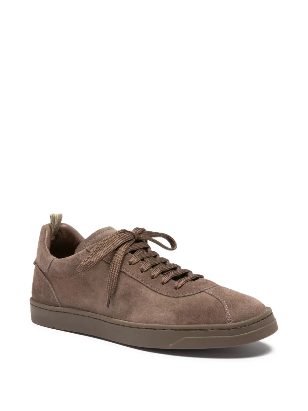 Officine Creative Karma lace-up suede sneakers Bruin