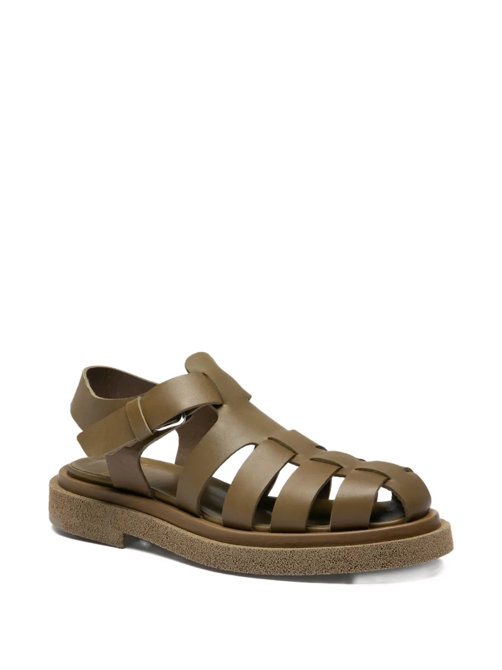 Officine Creative Wisal 030 Round-toe Sandals In Green