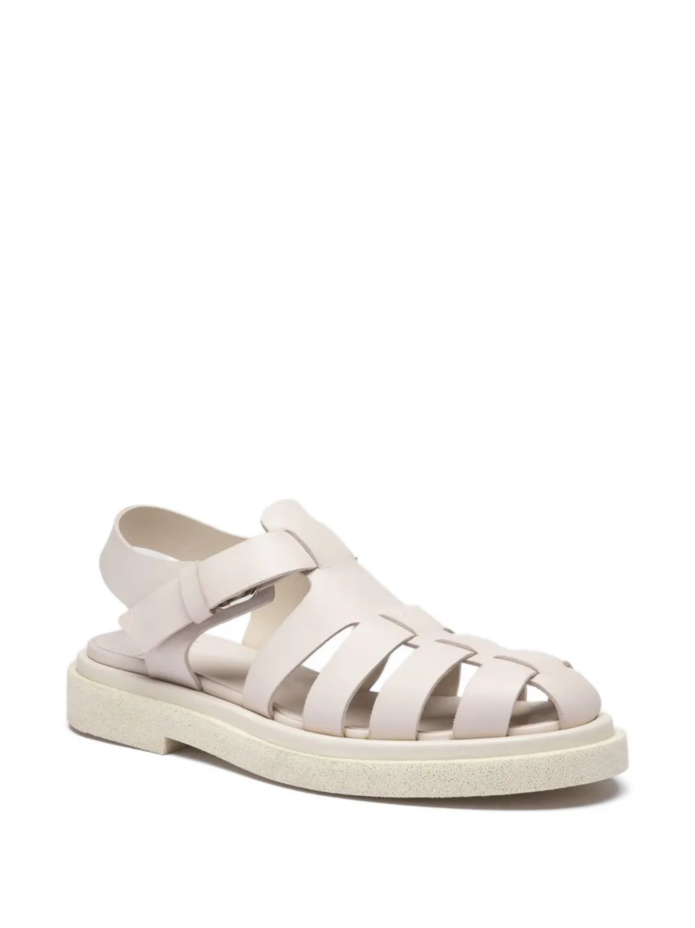 Officine Creative Wisal leren sandalen Beige