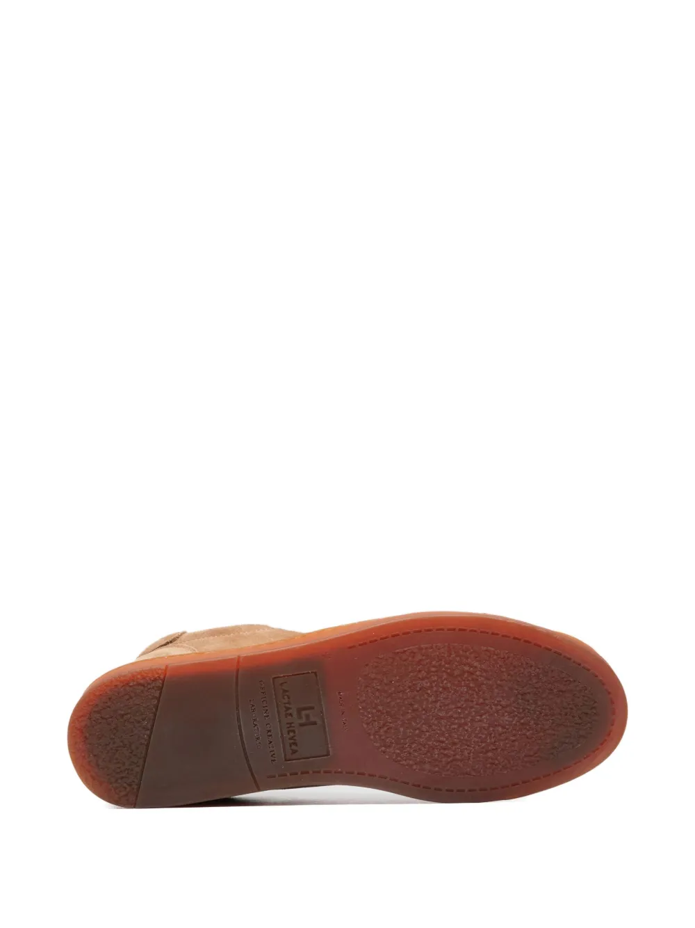 Officine Creative Karma suede lace-up sneakers Brown
