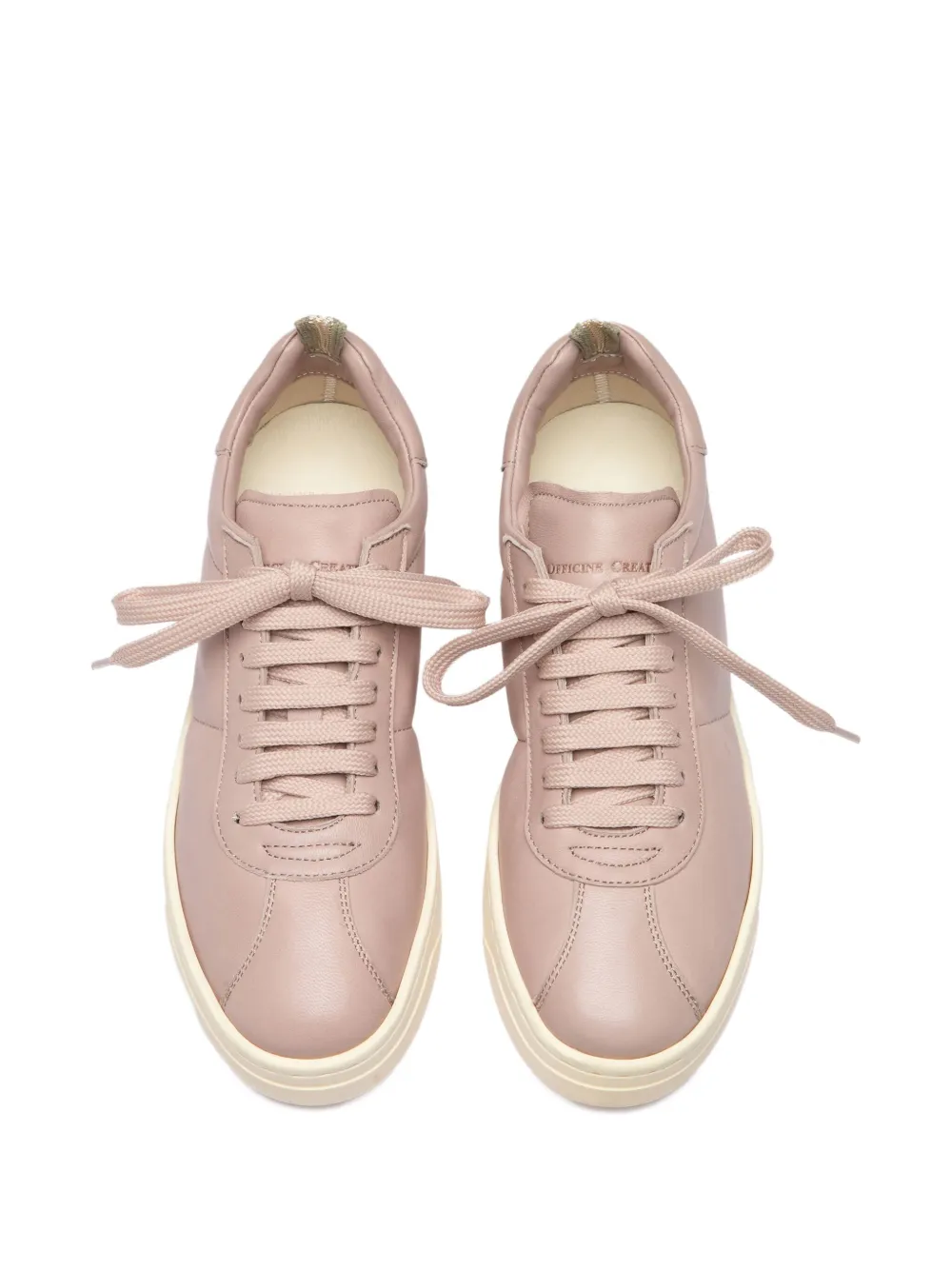 Officine Creative Karma leather low-top sneakers Pink