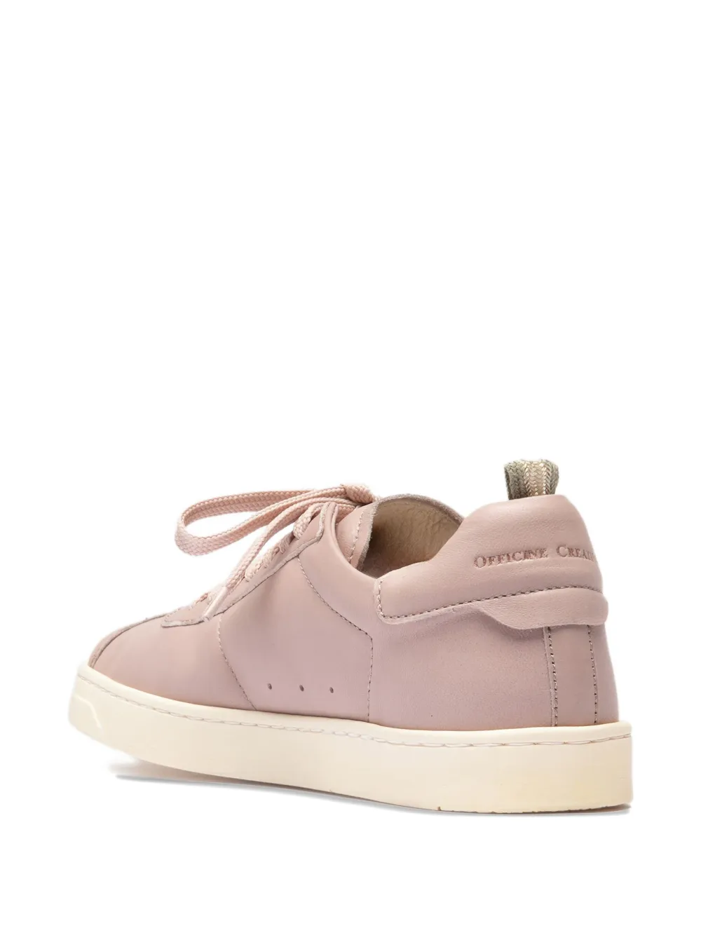Officine Creative Karma Leather Low-top Sneakers In Pink
