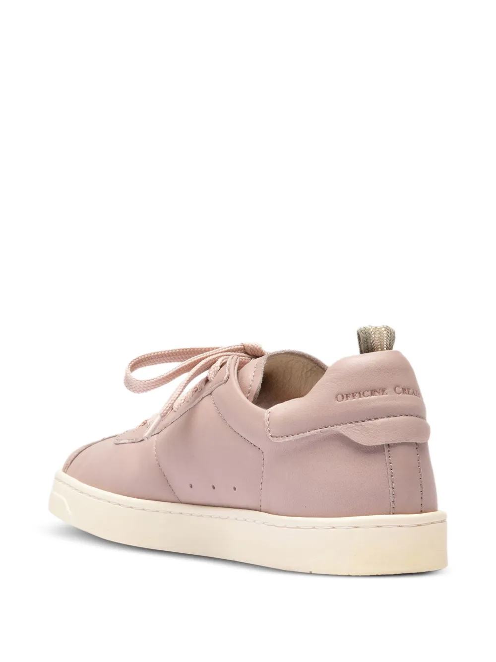 Officine Creative Karma leather low-top sneakers Pink
