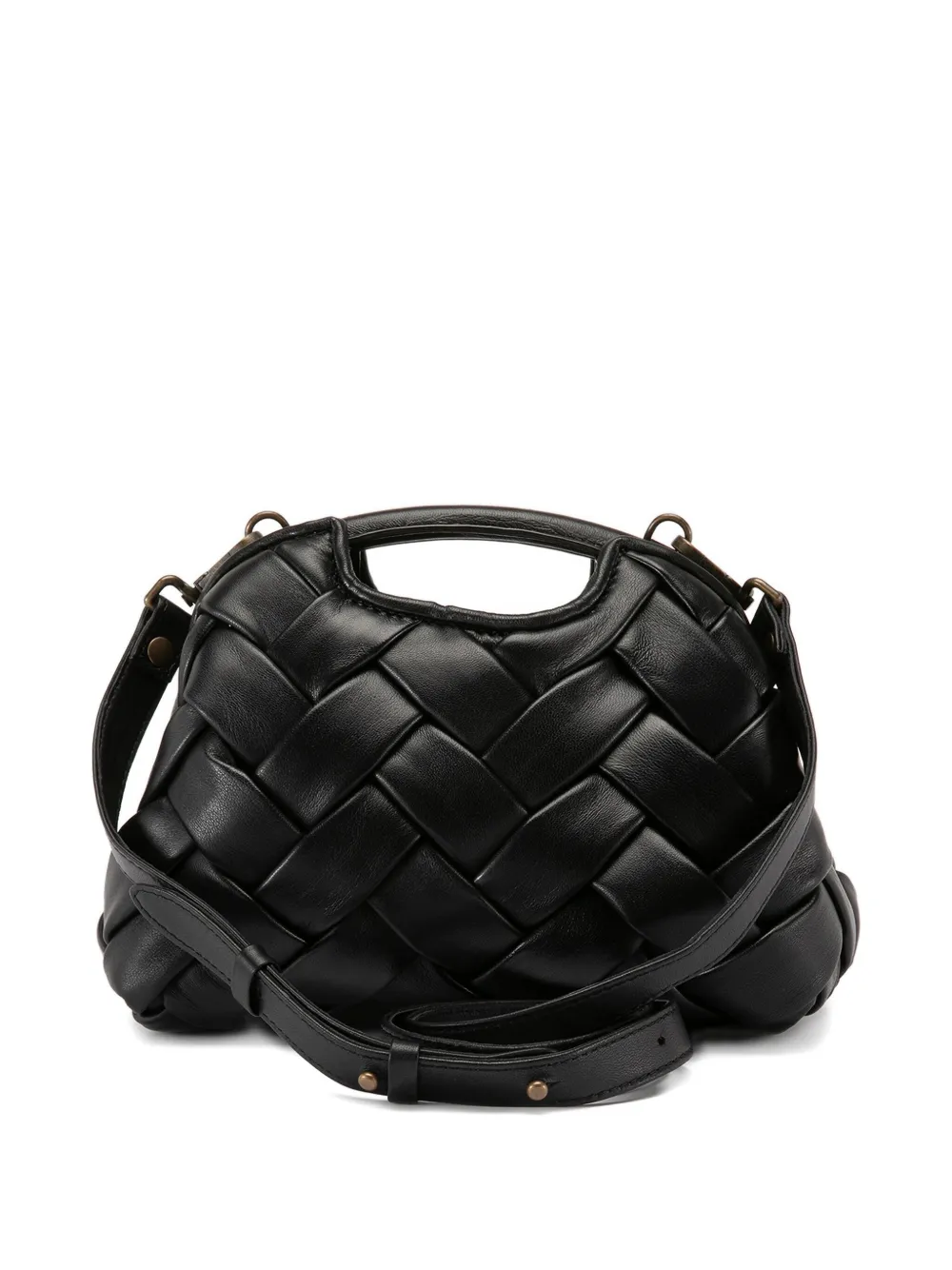 Officine Creative Helen Woven Tote Bag In Black