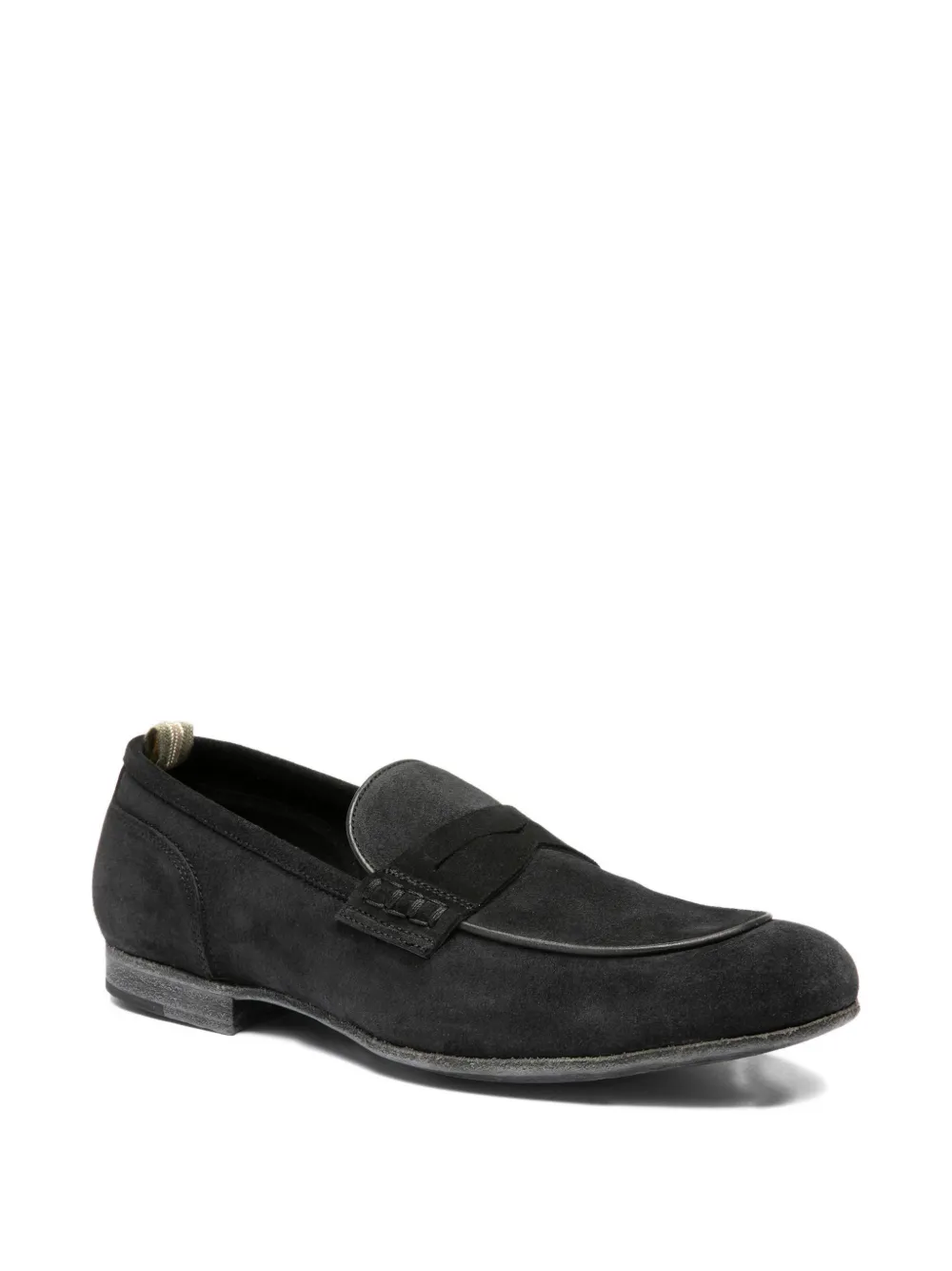 Officine Creative Bilt 001 suède loafers Zwart