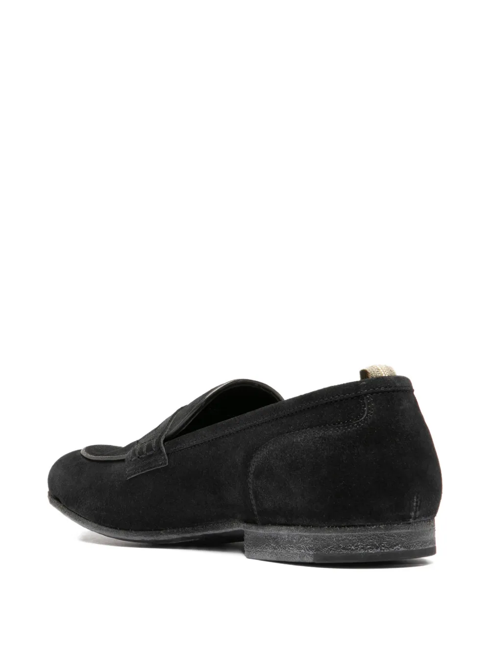 Officine Creative Bilt 001 suède loafers Zwart