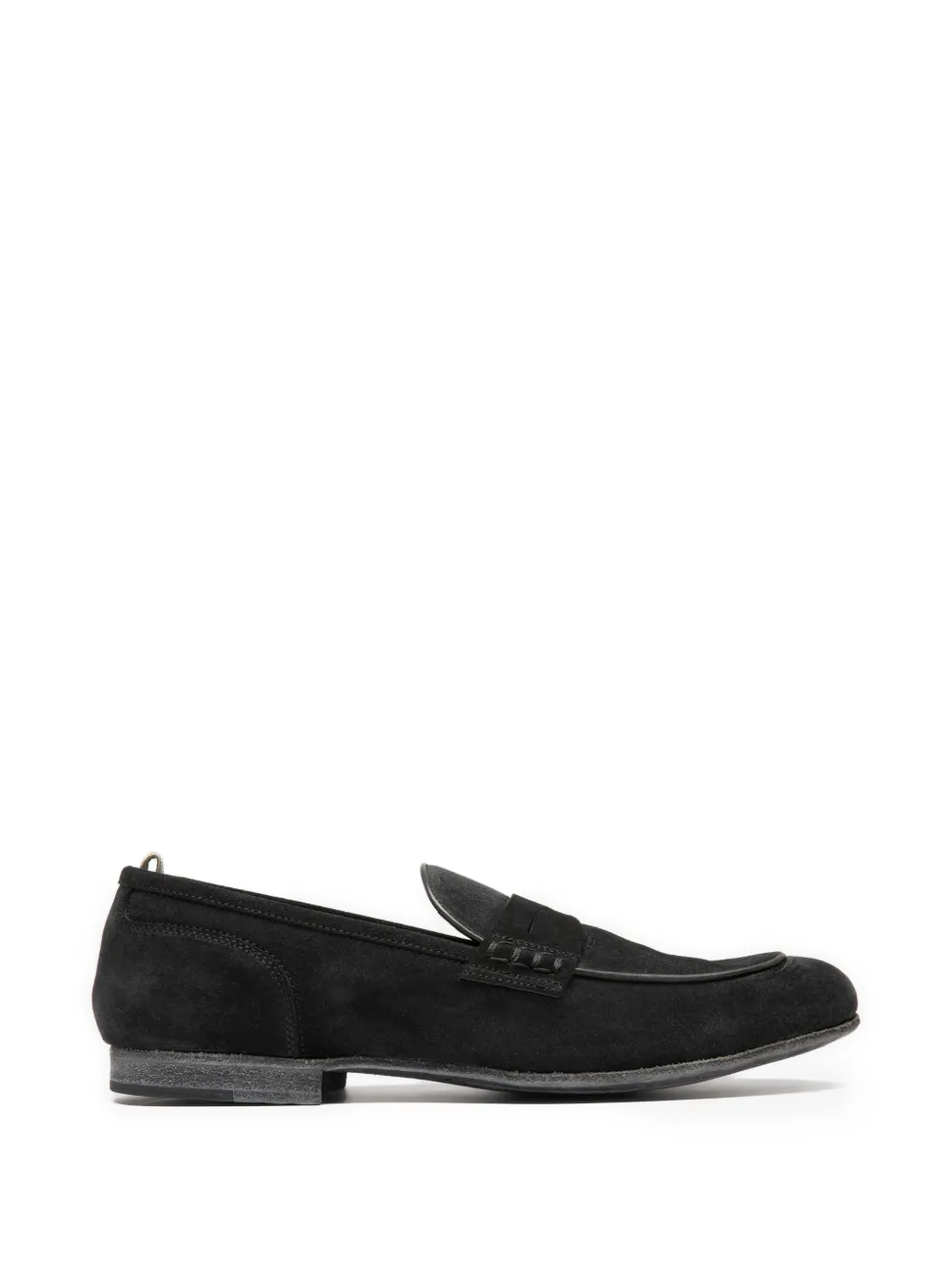 Officine Creative Bilt 001 suede loafers - Nero