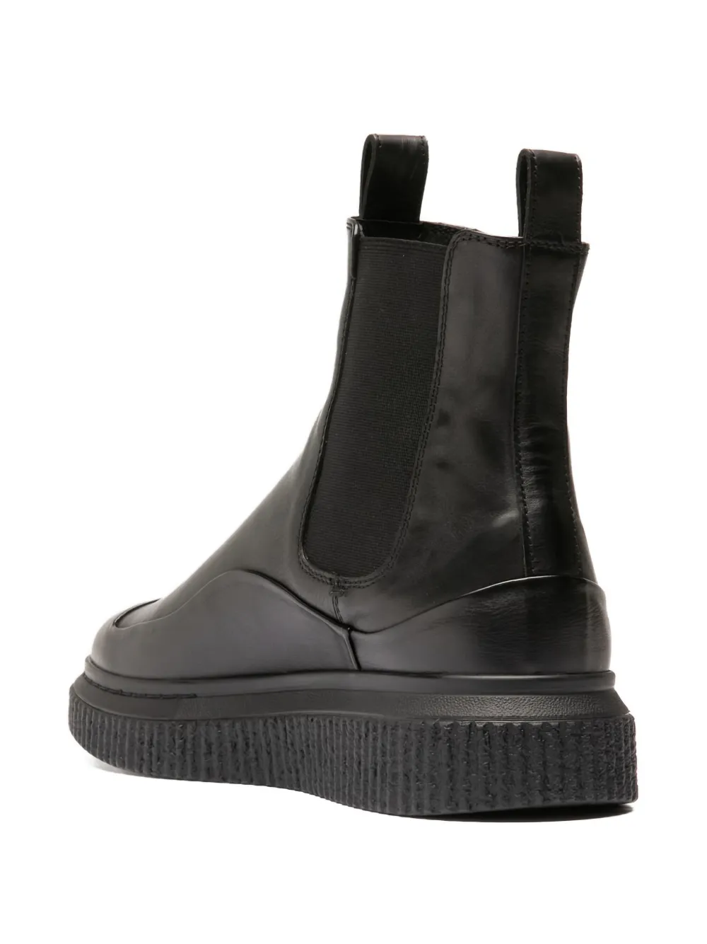 Officine Creative Chelsea leren laarzen Zwart