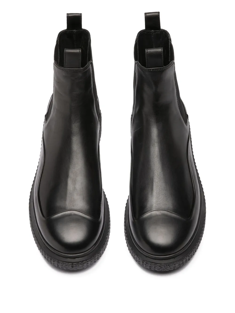 Officine Creative Chelsea leren laarzen Zwart