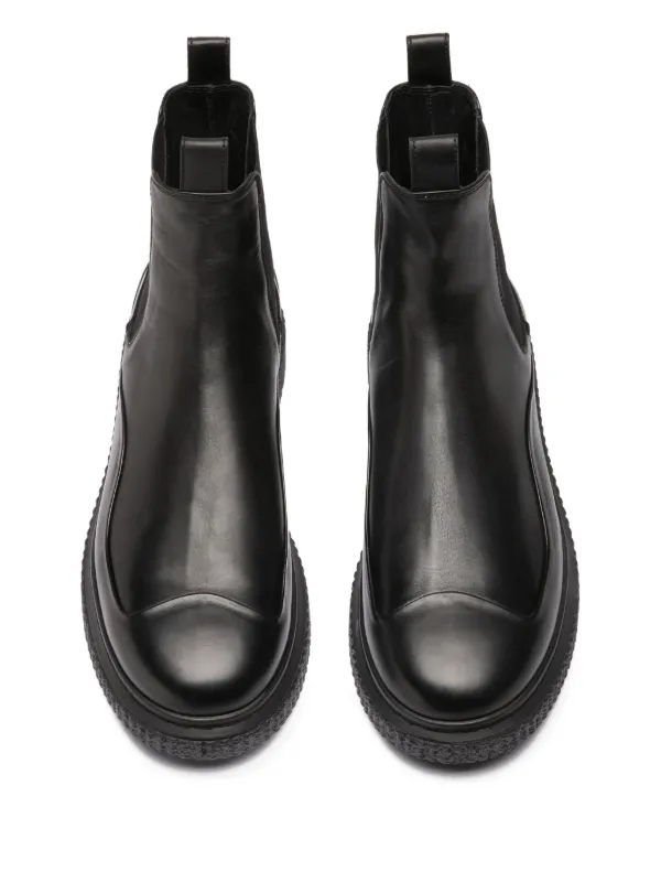 Officine Creative Chelsea Leather Boots | Black | FARFETCH display picture 1