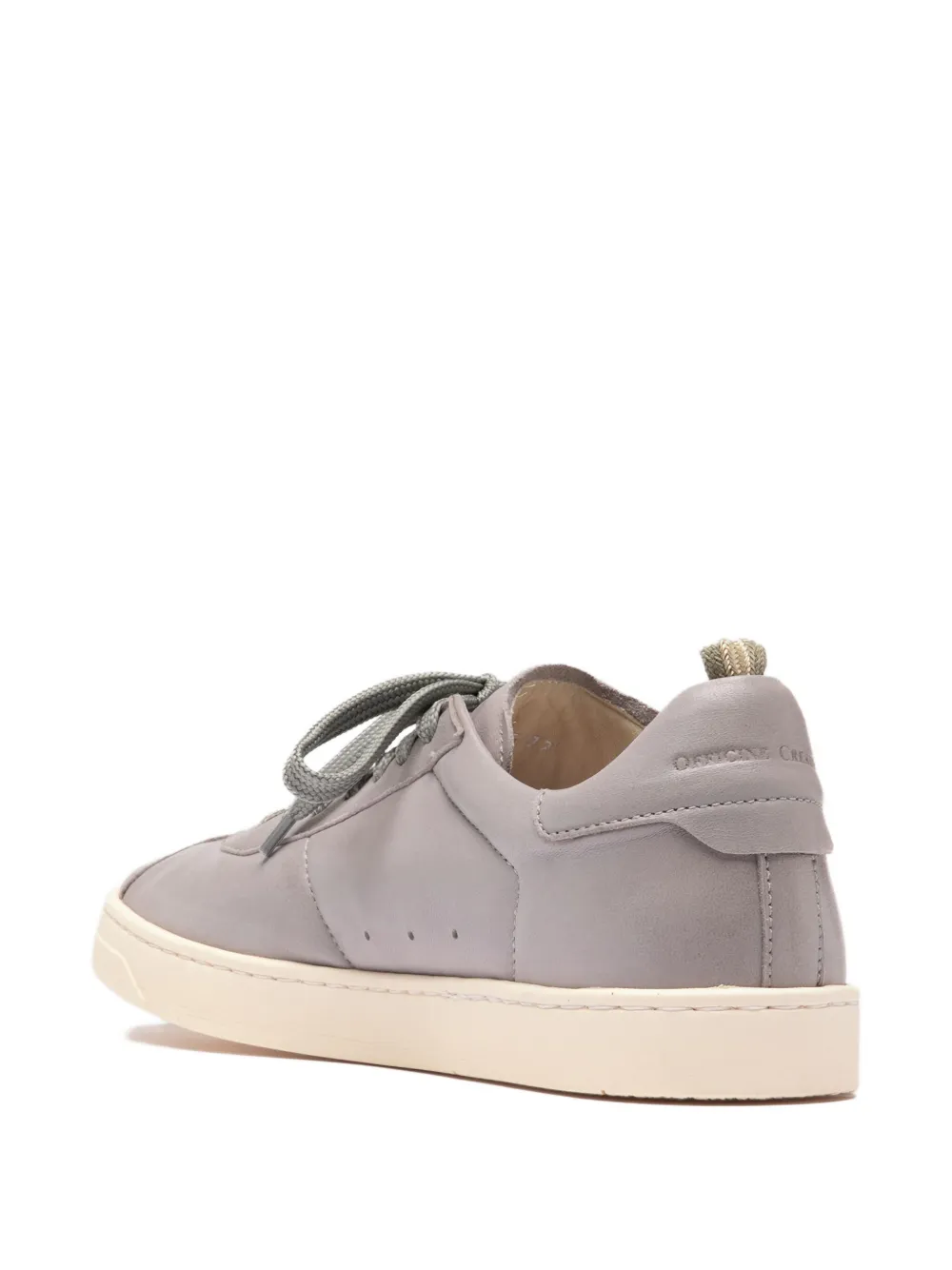 Officine Creative Karma leather lace-up sneakers Grijs