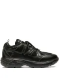 Officine Creative mesh leather sneakers - Black