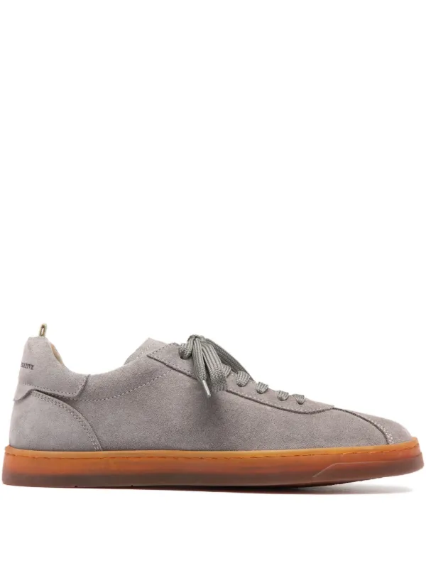 Officine Creative Karma lace-up Suede Sneakers Grey