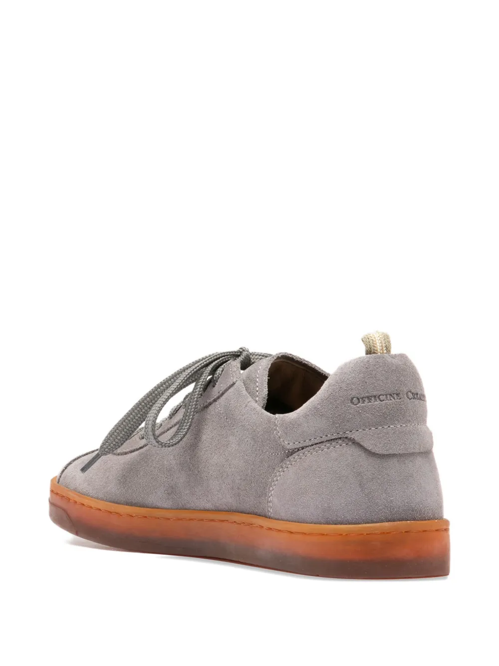 Officine Creative Karma lace-up suede sneakers Grey