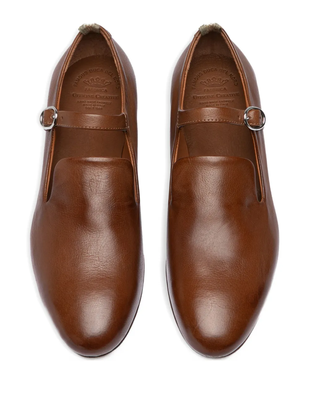 Officine Creative Lilas 015 Round-toe Loafers In Brown
