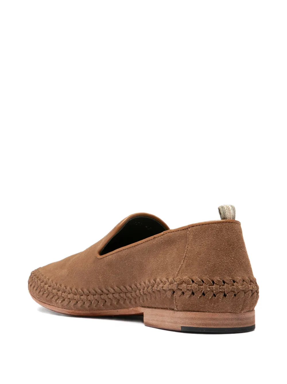 Officine Creative Nazar 001 loafers met geweven detail Bruin