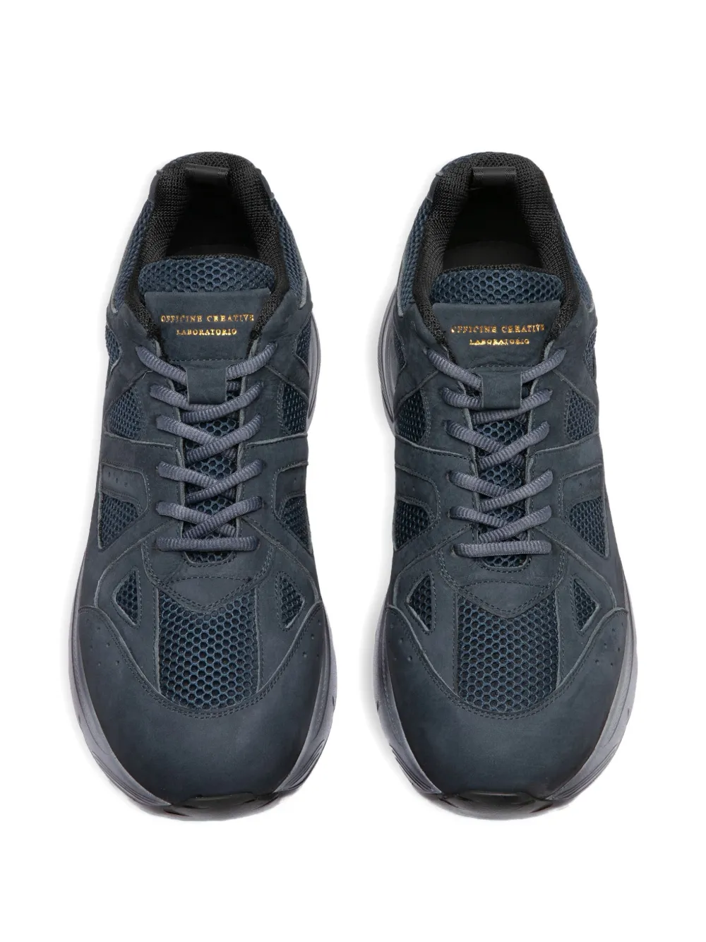 Officine Creative mesh panelled sneakers Blue