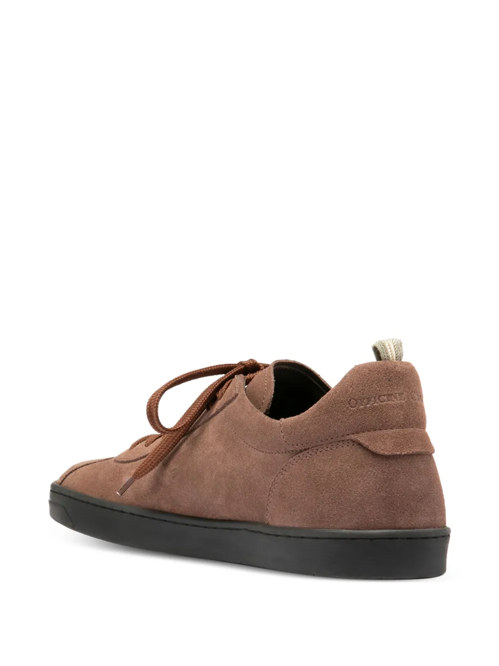 Officine Creative suede lace-up sneakers Brown