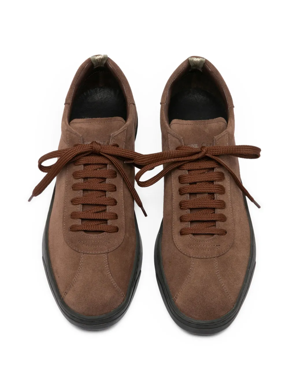 Officine Creative suede lace-up sneakers Brown