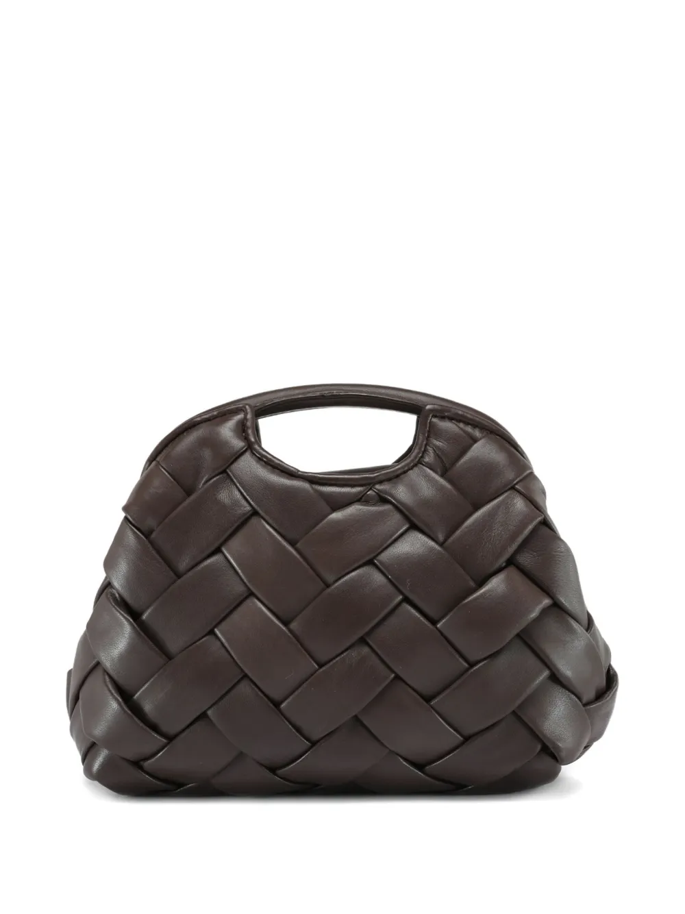 Officine Creative Helen woven tote bag - Bruin