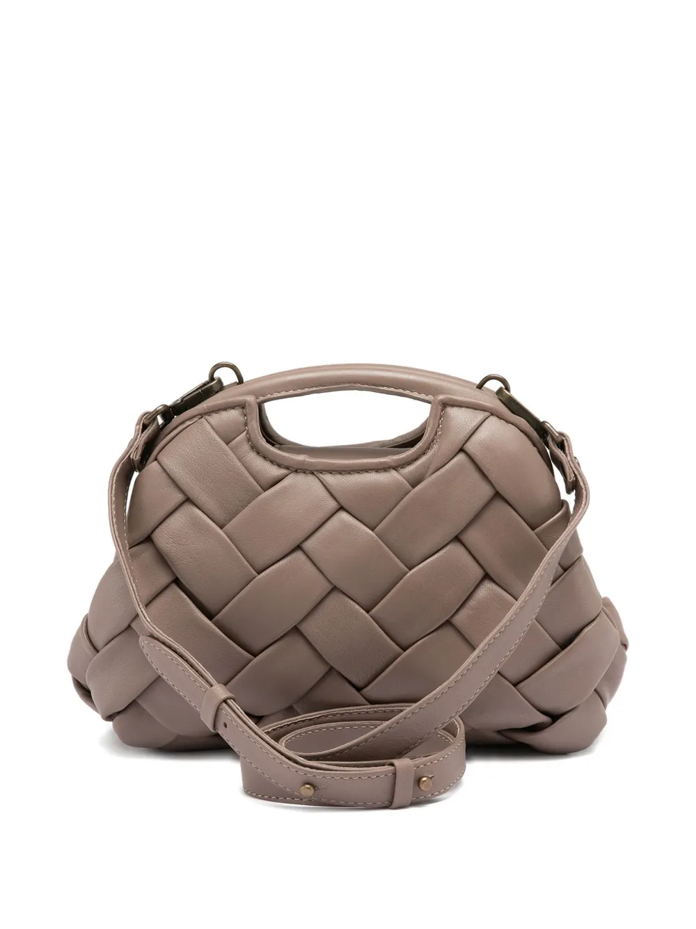 Officine Creative Helen woven tote bag - Beige