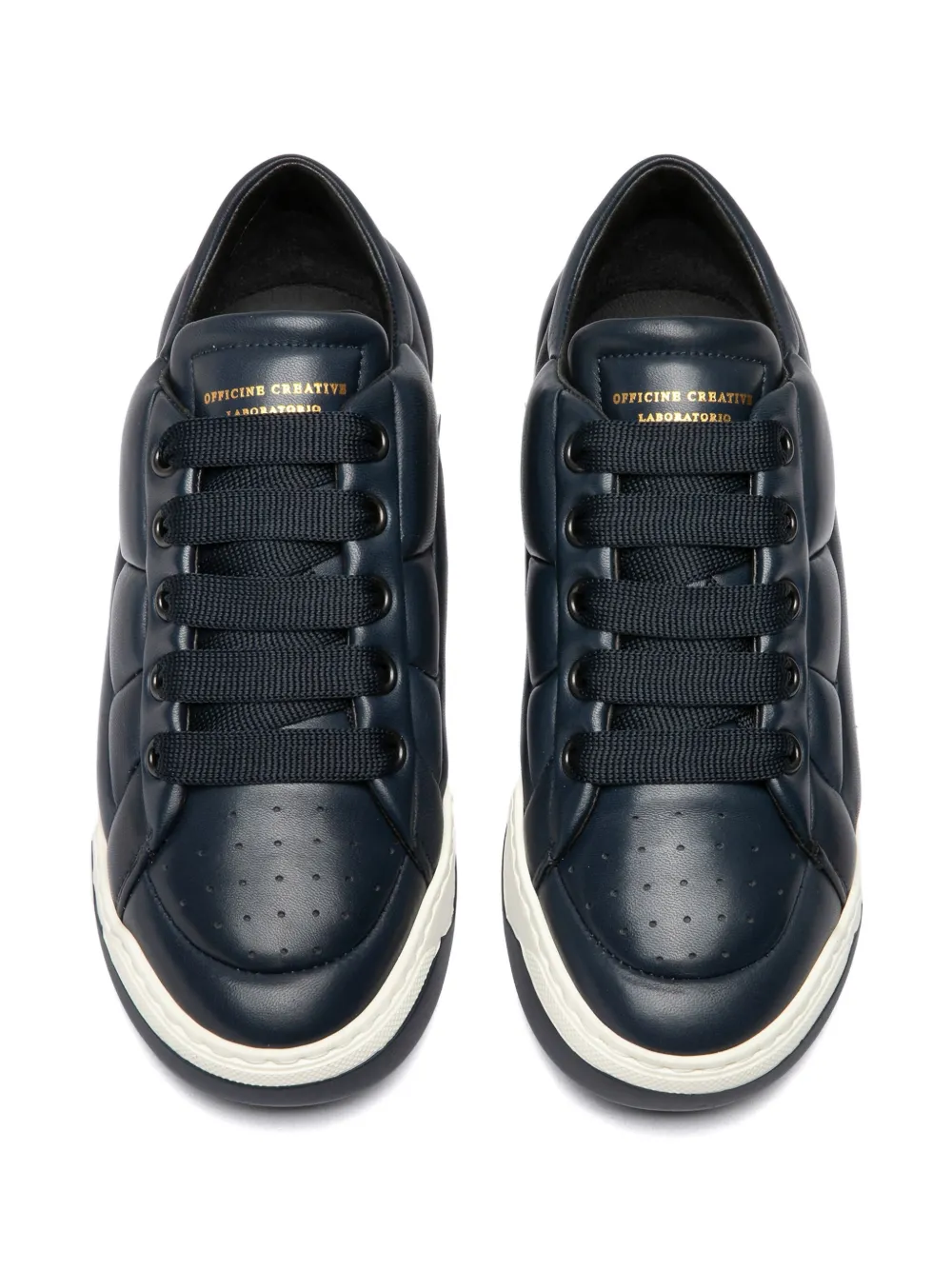 Officine Creative Leren sneakers Blauw