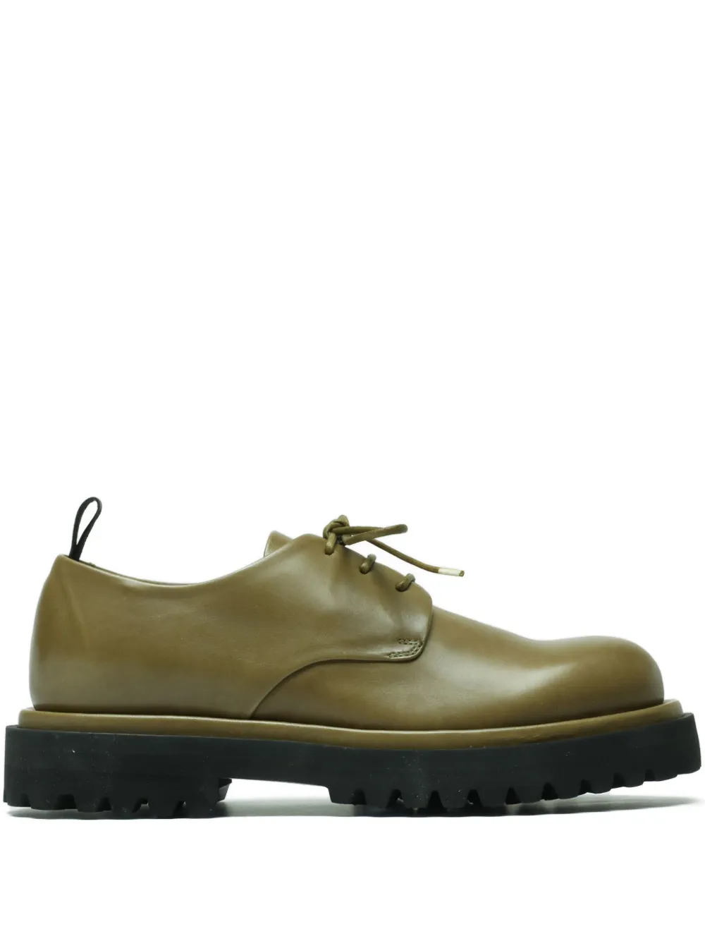 Officine Creative Tonal 100 lace-up Derby shoes - グリーン