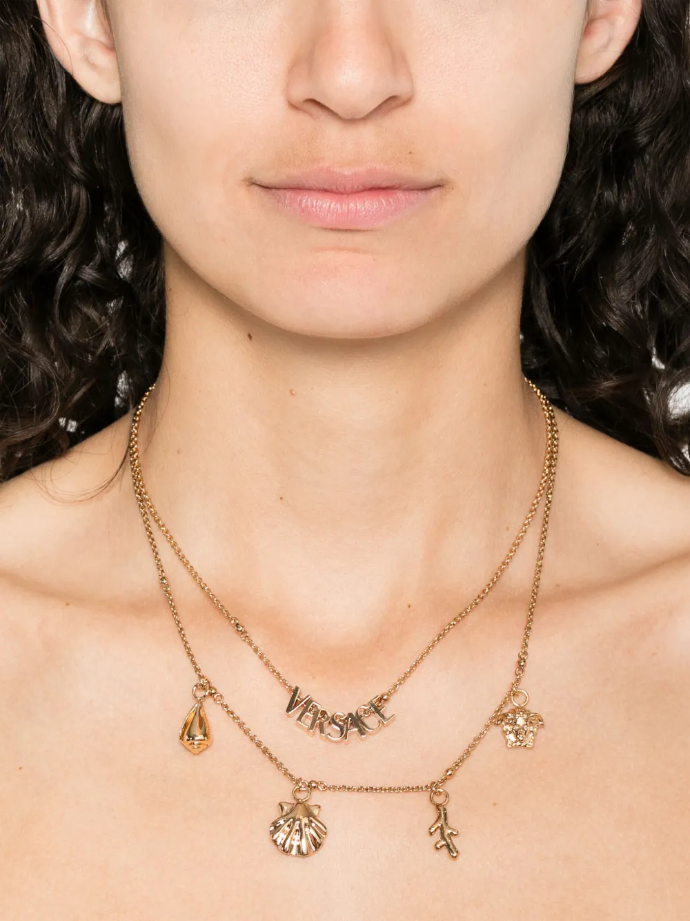 Versace logo-lettering necklace | Image 2