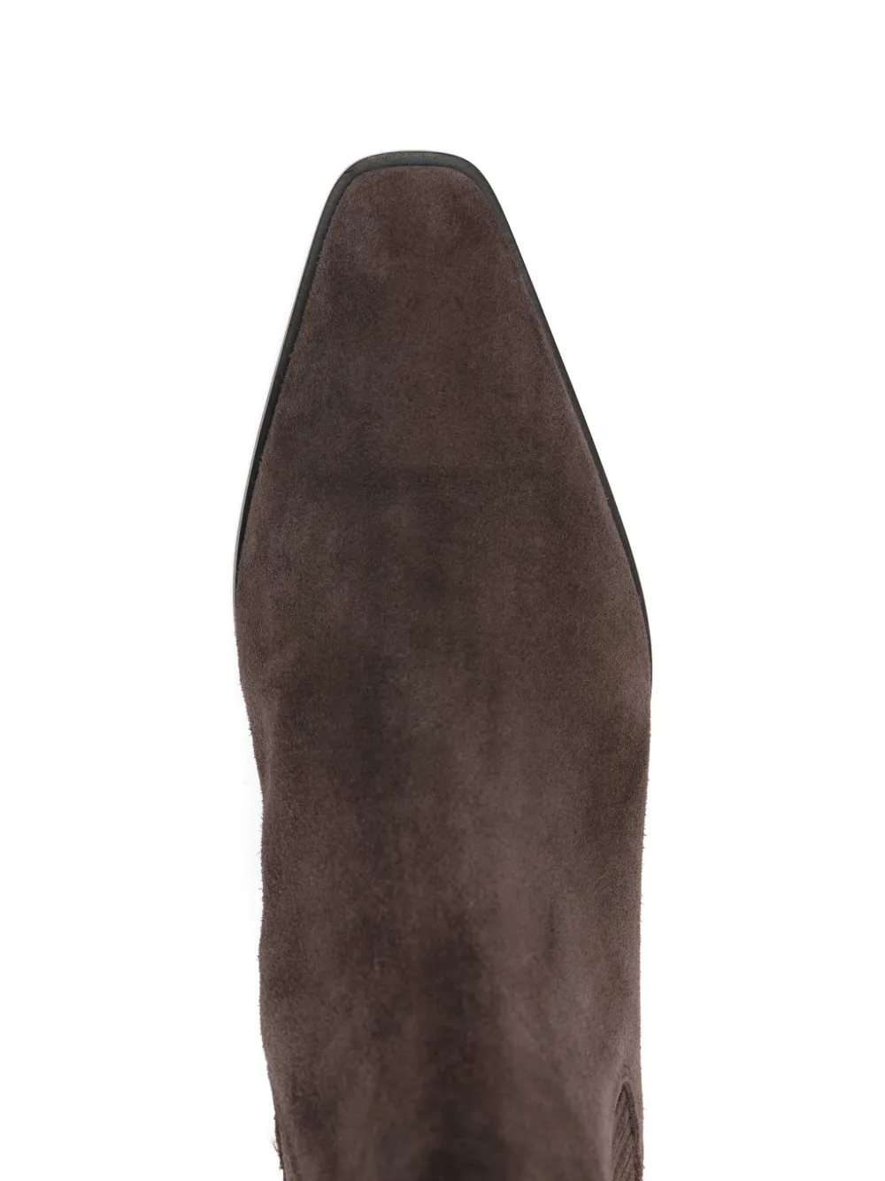 Aeyde 50mm Agata Pointed-toe Boots In Brown