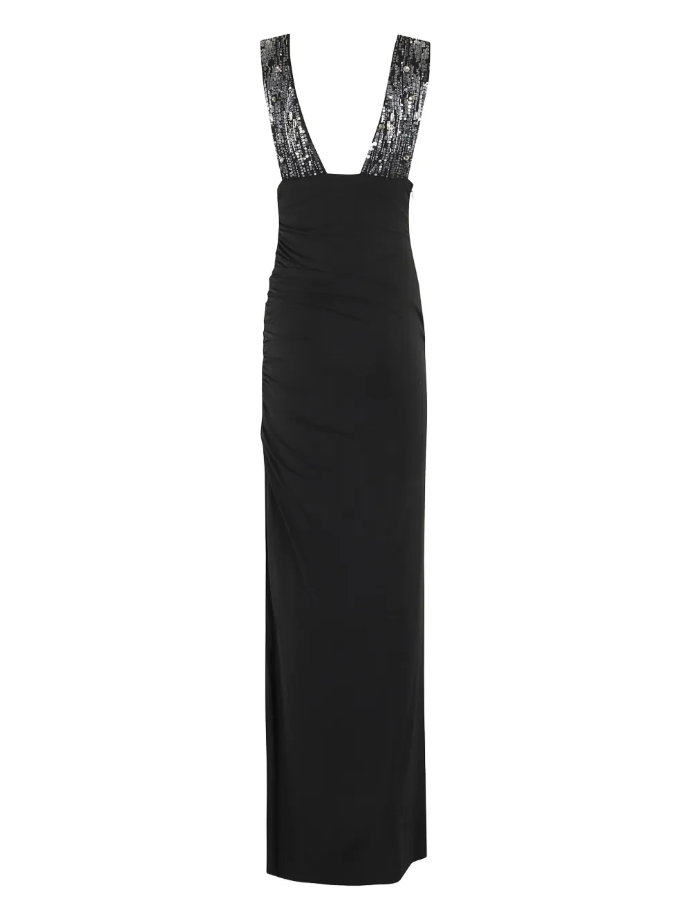 Amen sequin-embellished evening dress - Zwart