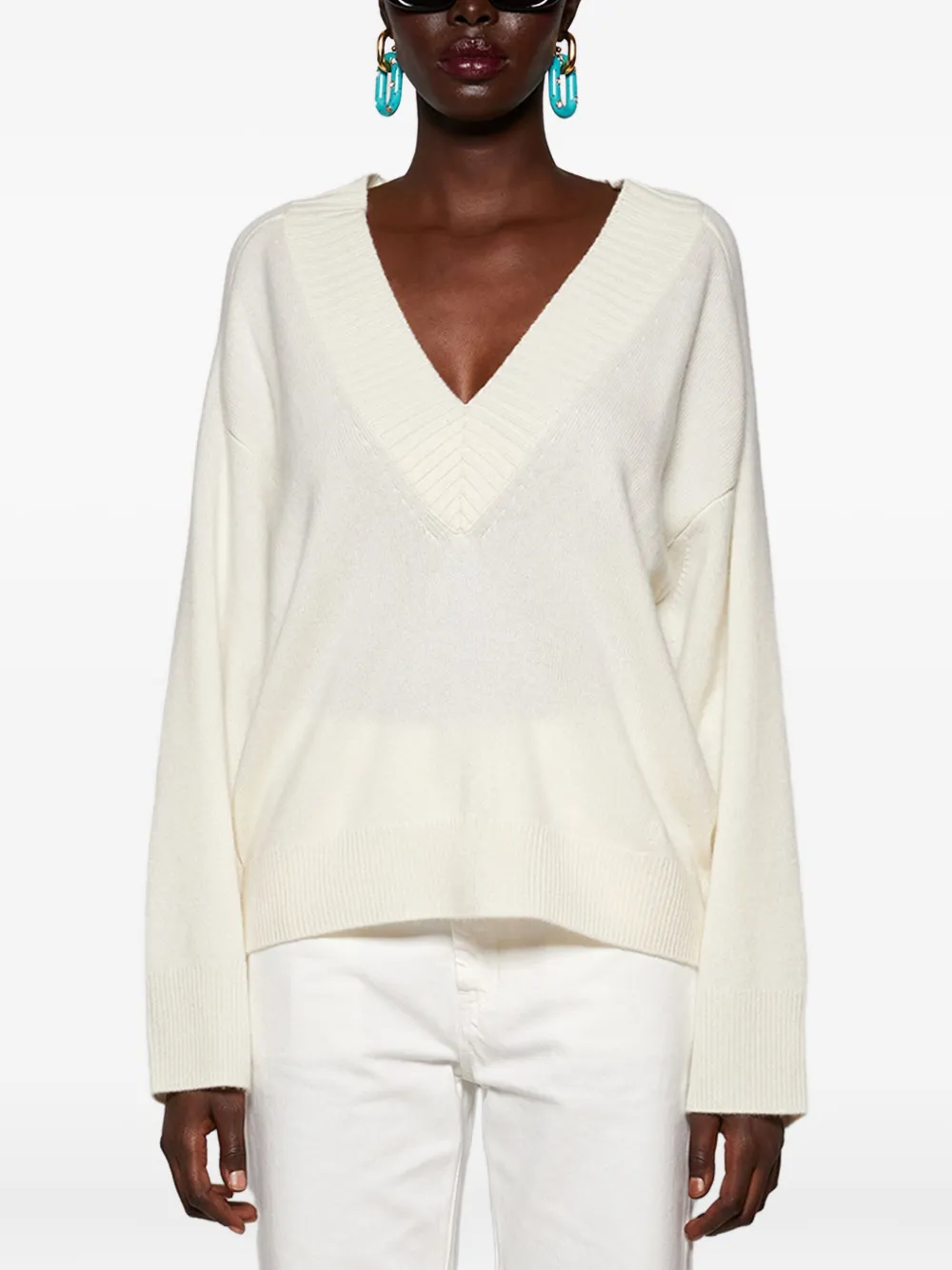 LOULOU DE SAISON CASHMERE SWEATER