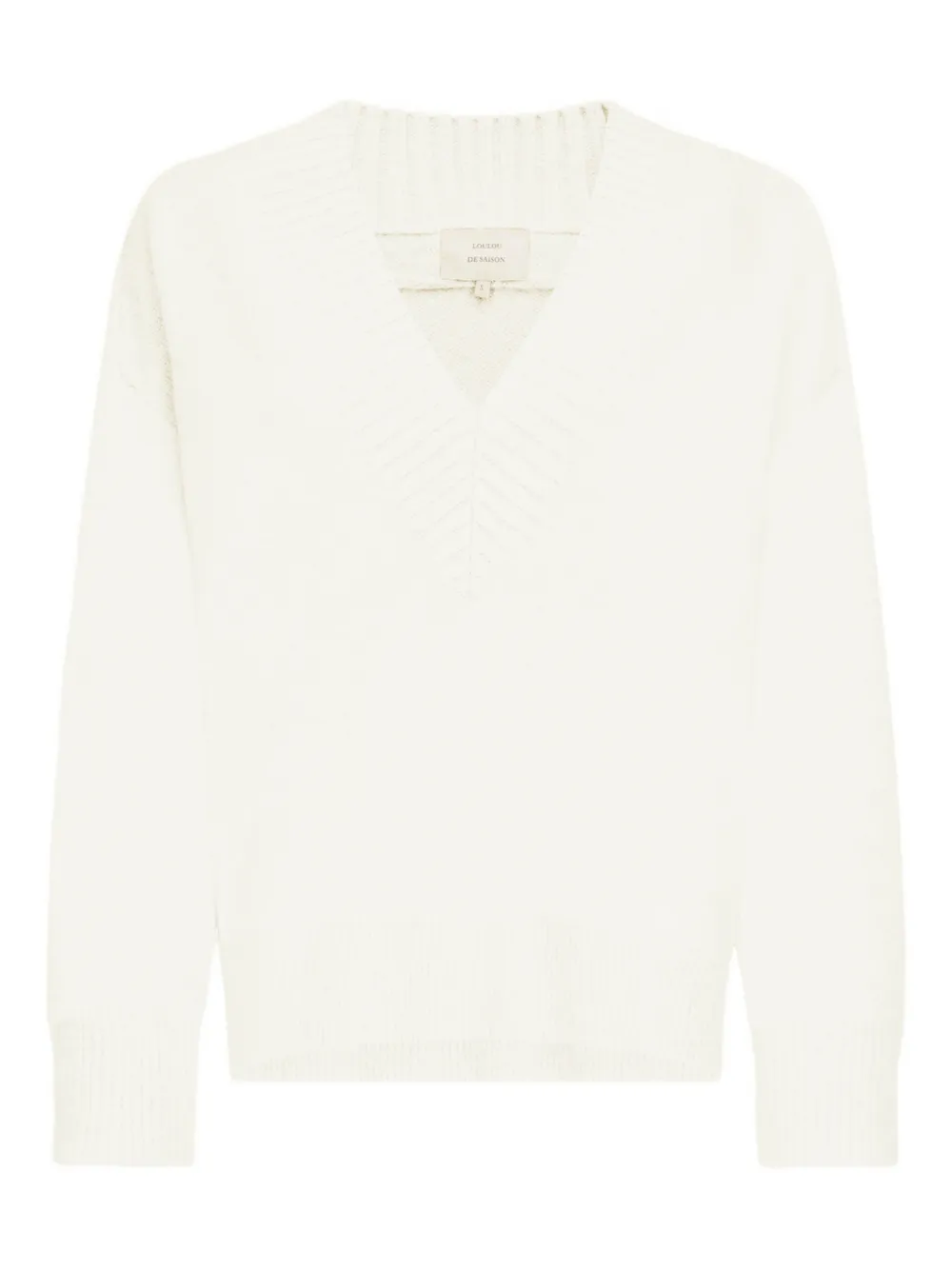 LouLou de Saison cashmere sweater - Weiß
