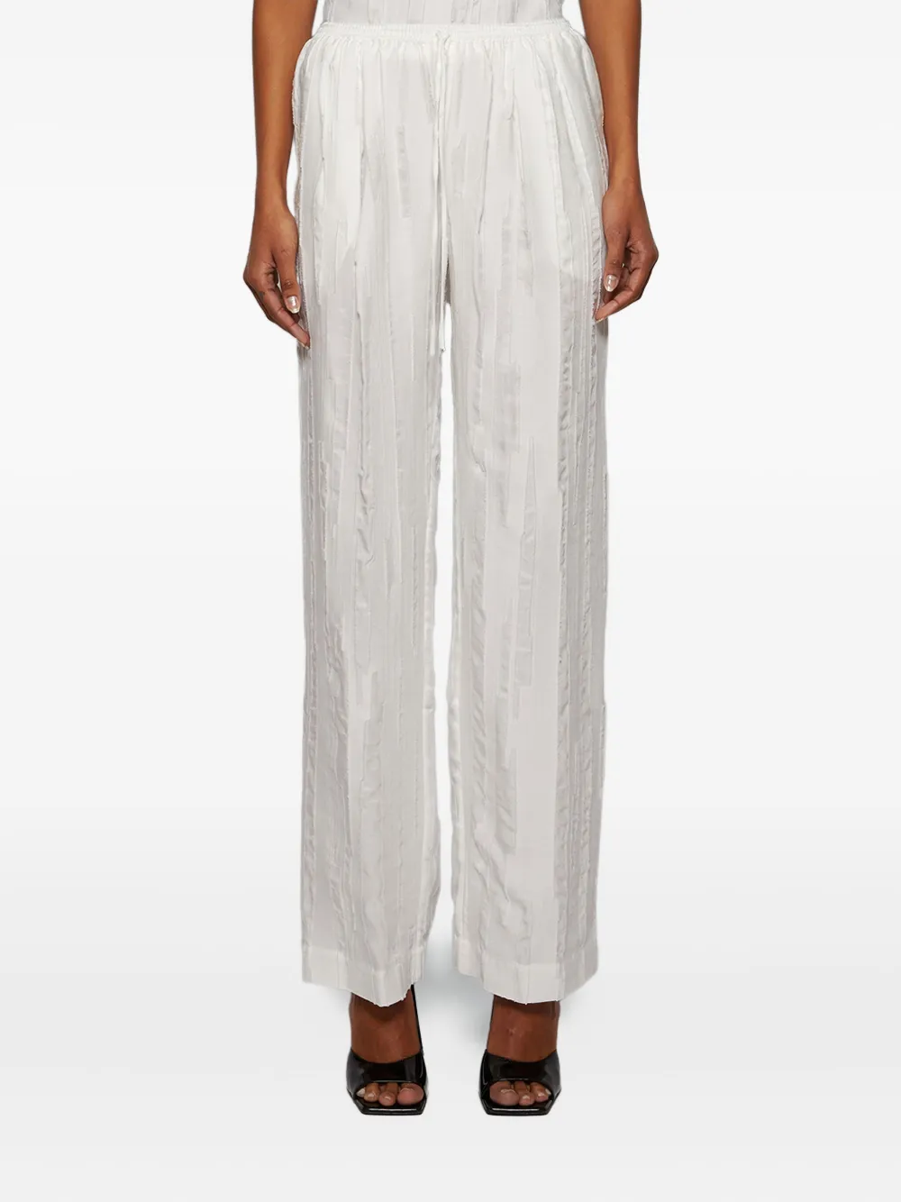 Shop Loulou De Saison Elasticated-waist Trousers