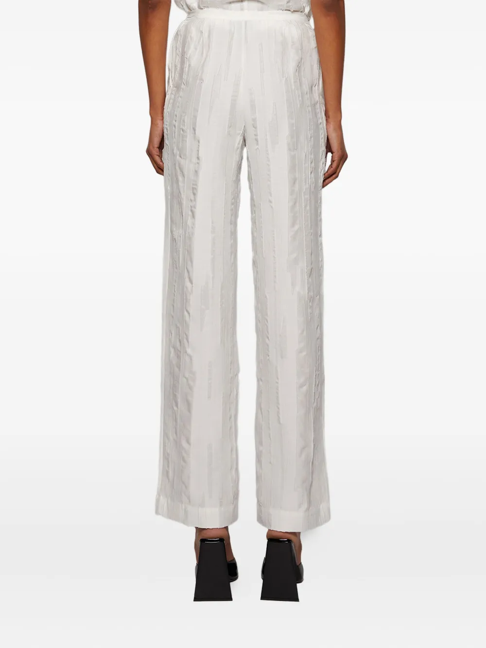 LOULOU DE SAISON ELASTICATED-WAIST TROUSERS 