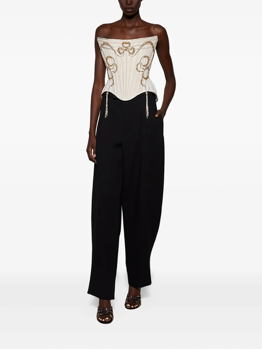 Wiederhoeft bead-embellished corset | Blouses | Image 2