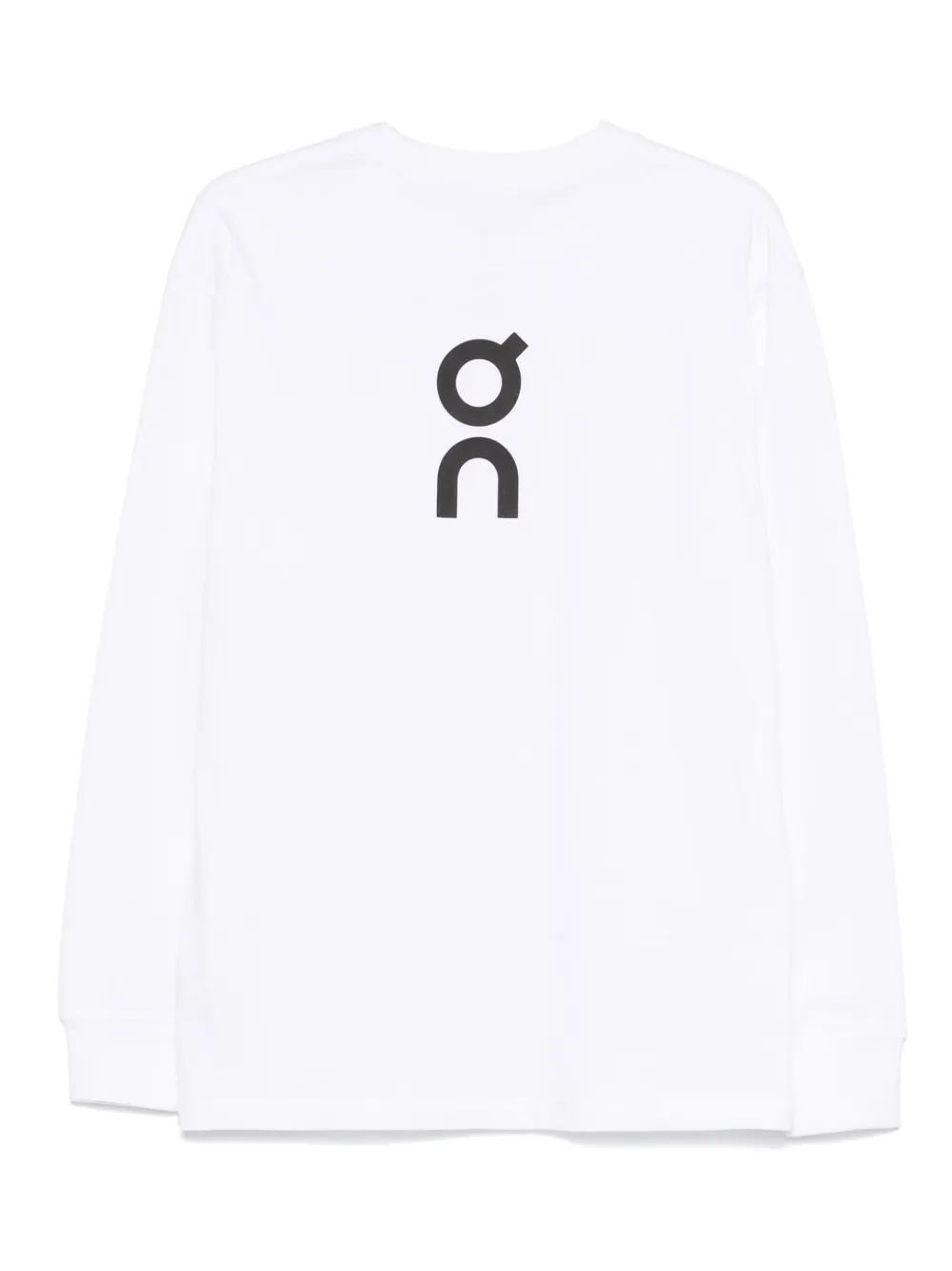On Running T-shirt met lange mouwen - Wit