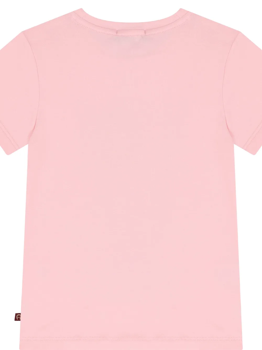Aigner Kids T-shirt met logopatch Roze