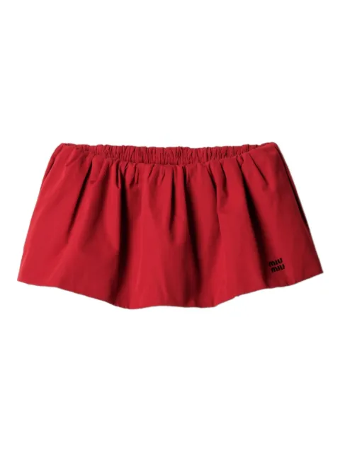 Miu Miu minijupe en popeline