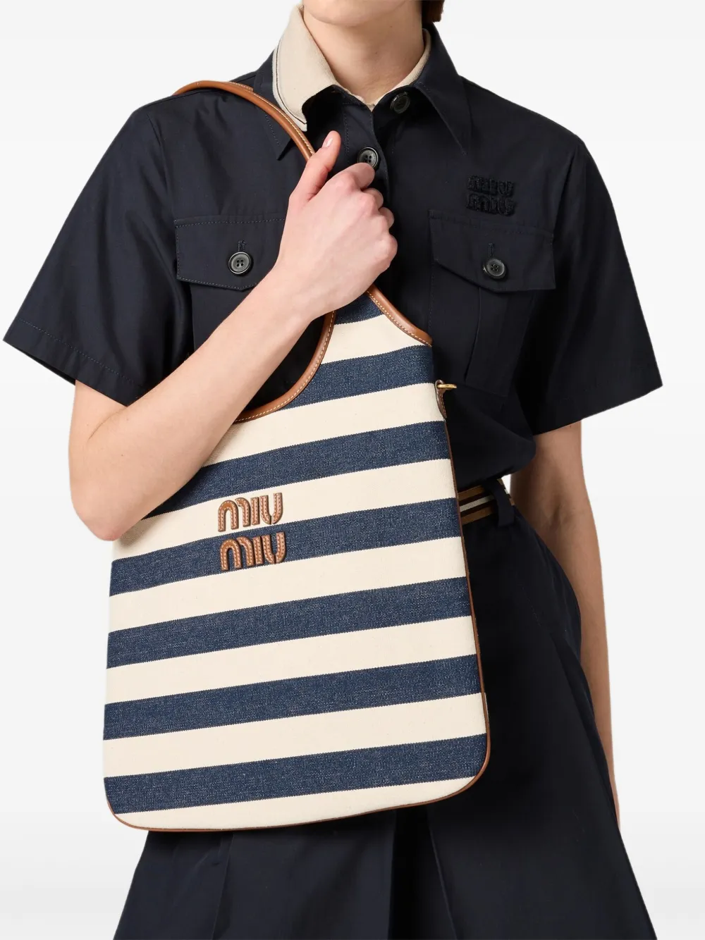 Miu Ivy shopper Blauw