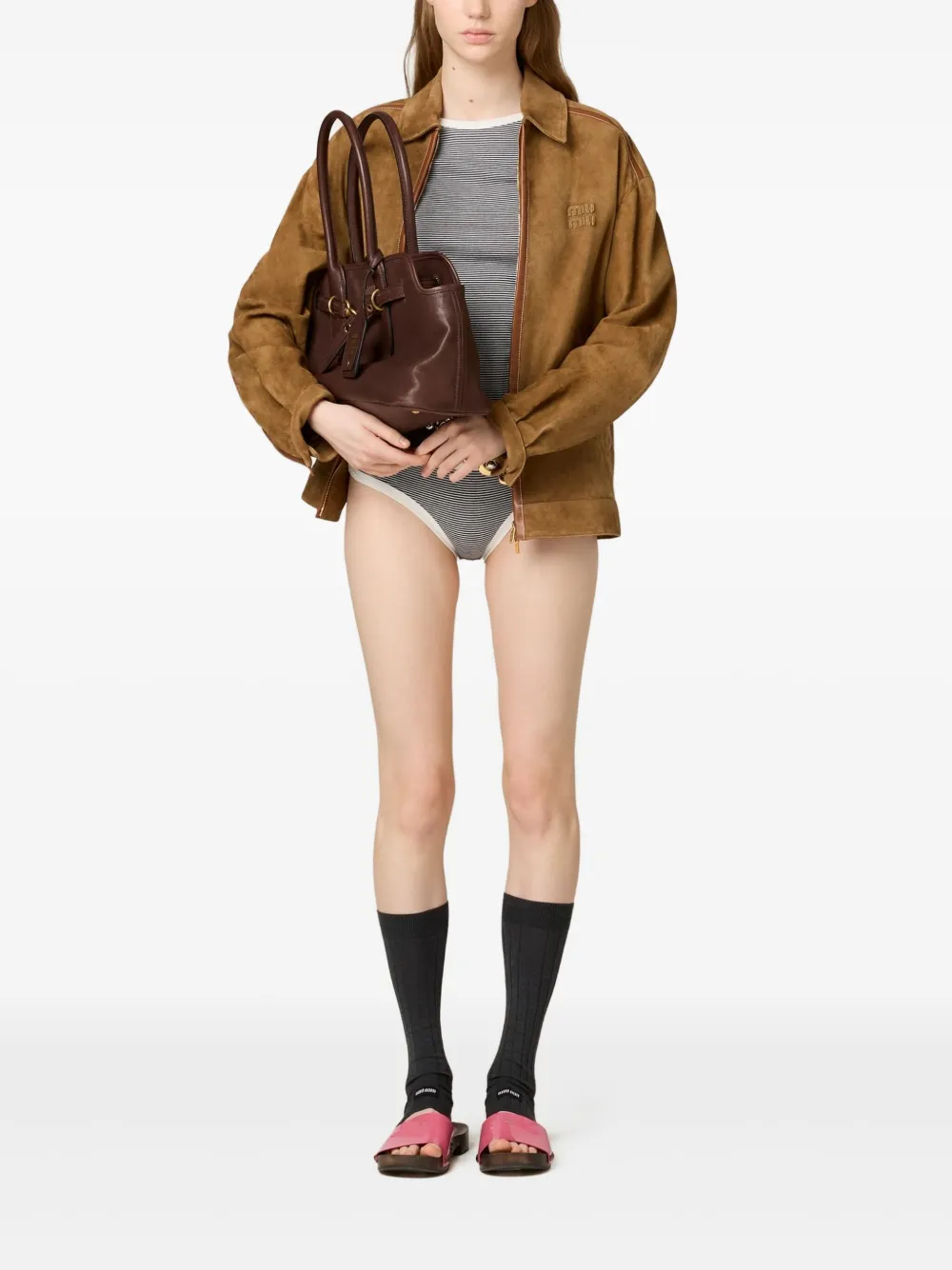 Miu Miu suede jacket | Leather Jackets | Image 2